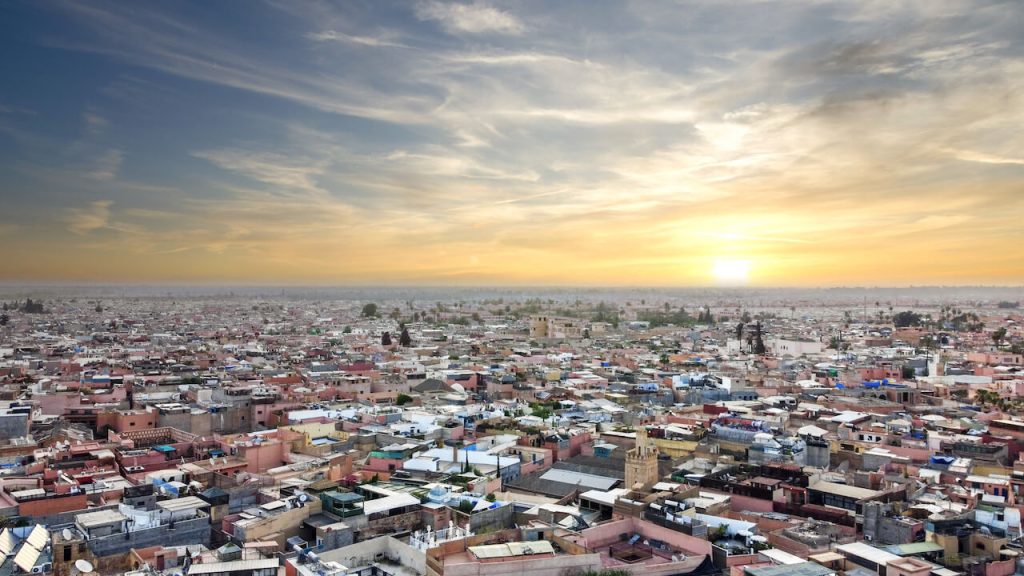 panorama Marrakeszu