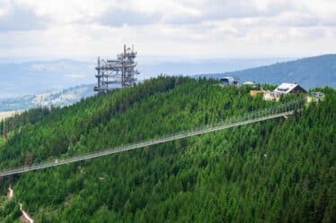 Najdłuższy most wiszący Sky Bridge 721 w Czechach